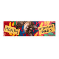 Cat Bumper Sticker — “Honk! If You Love Burd” Colorful Funny Car Decal