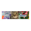 Live Laugh Awoo! Burd Burd the Cat Bumper Sticker
